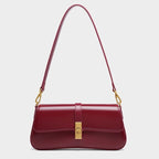 Ladies Baguette Bag with gold twist closure-mayfair ellis20260422-Calm Wears-Braun-Calm Wears