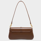 Ladies Baguette Bag with gold twist closure-mayfair ellis20260422-Calm Wears-Braun-Calm Wears