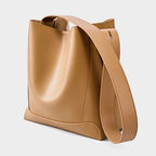 Women's Bucket Bag, Shoulder Bag with Inner Zipper Pocket-mayfair ellis20260422-Calm Wears-Braun-Calm Wears
