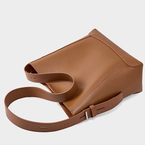 Women's Bucket Bag, Shoulder Bag with Inner Zipper Pocket-mayfair ellis20260422-Calm Wears-Braun-Calm Wears