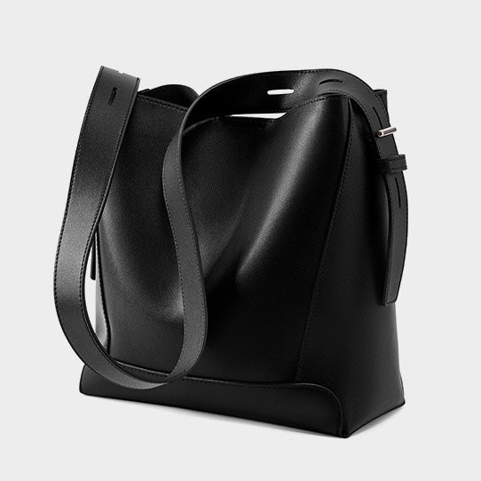 Women's Bucket Bag, Shoulder Bag with Inner Zipper Pocket-mayfair ellis20260422-Calm Wears-Braun-Calm Wears
