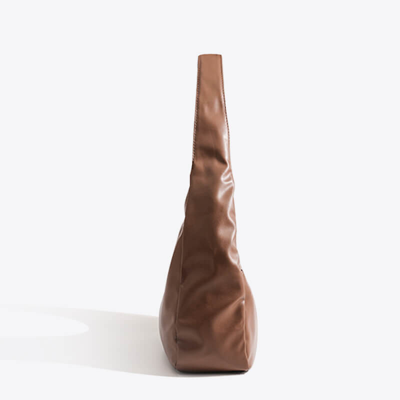 Hobo crossbody bag made of synthetic leather courier bag