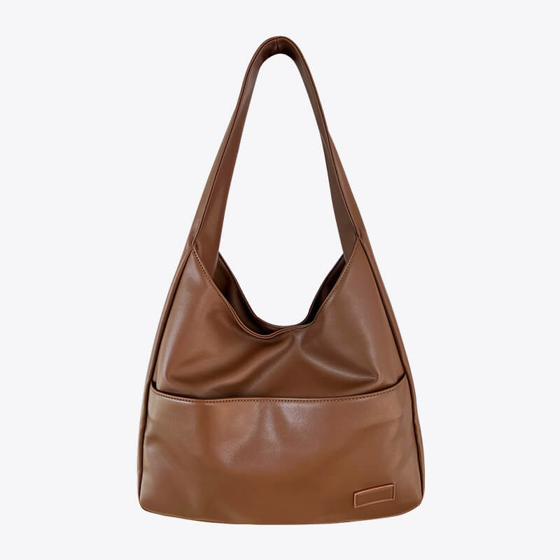Hobo crossbody bag made of synthetic leather courier bag