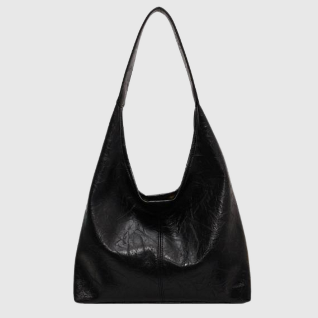 Large Faux Leather Shoulder Bag Women's Handbag