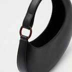 Vegan Leather Moon Bag for Women