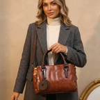 Vegan Leather Top-Handle Shoulder Bag-mayfair ellis20260422-Calm Wears-Braun-Calm Wears