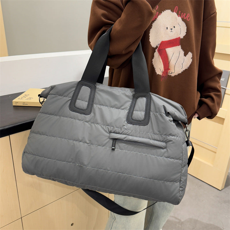 Versatile Quilted Travel Duffel Bag