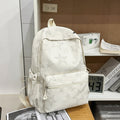 Stylish Star-Embellished Casual School Backpack