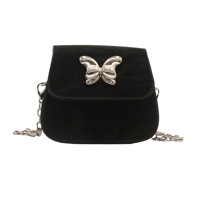 Women's Mini Handbag with Butterfly Detail