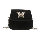Women's Mini Handbag with Butterfly Detail