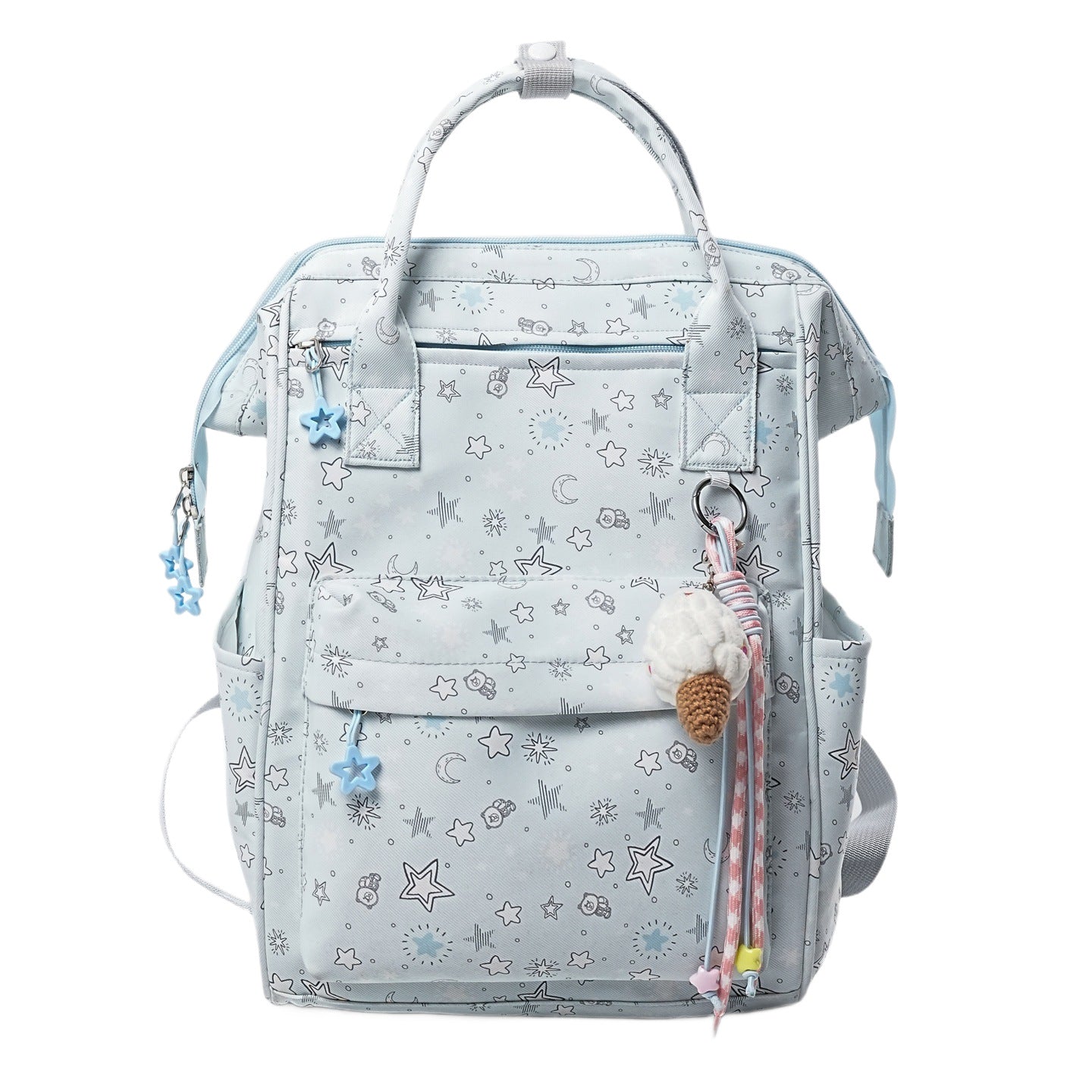 Stylish Star-Patterned Backpack