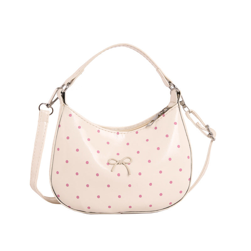 WoCharming Polka Dot Crossbody Handbag