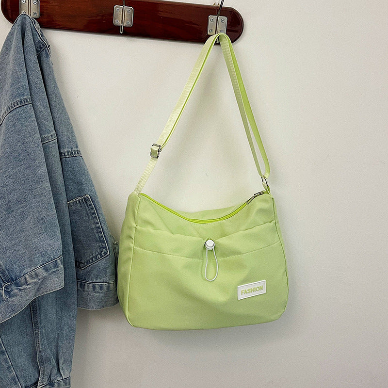Versatile Soft Fabric Shoulder Bag