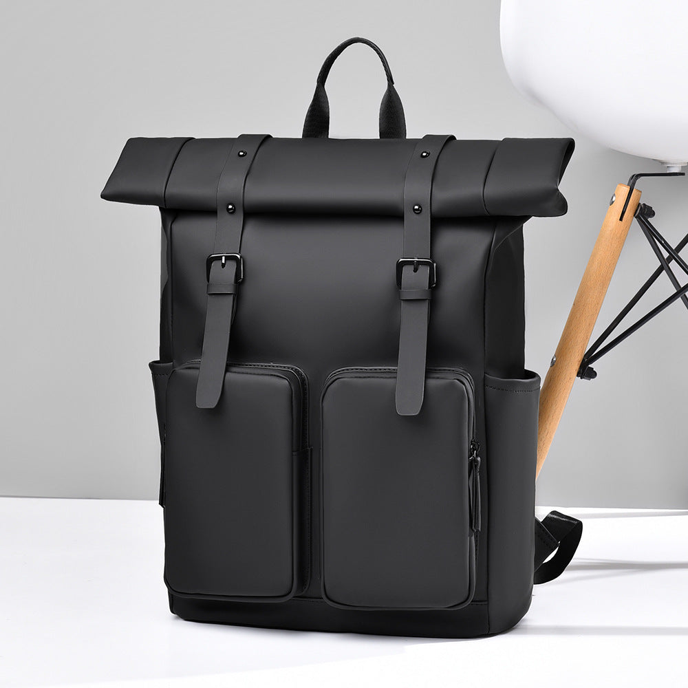 Roll-Top Waterproof Urban Backpack Calm Wears