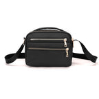 Multi-Zippered Crossbody Organizer Bag