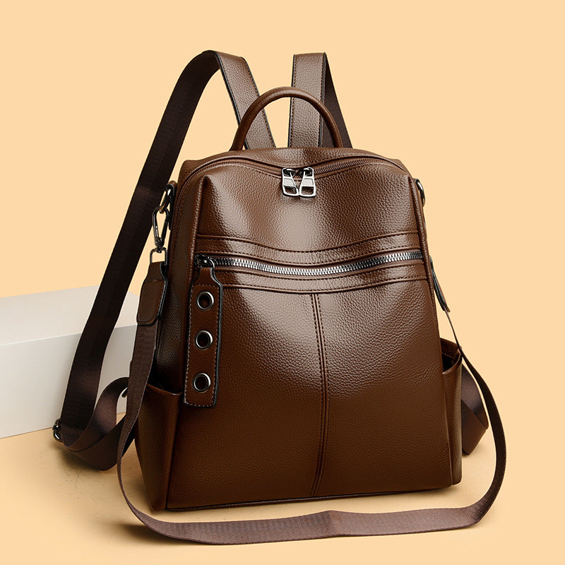 Multifunctional Vintage-Inspired Backpack