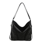 Chic Faux Leather Hobo Bag