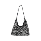 Stylish Leopard Print Hobo Bag