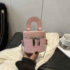 Women's mini backpack handbag with elegant zipper and practical carrying handle