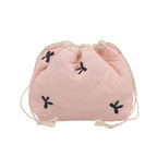 Quilted Drawstring Pouch Calm Wears