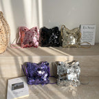 Women’s shoulder bag with sparkly sequin design-https://detail.1688.com/offer/1037770489392.html-Calm Wears-Lilac-nothing-Calm Wears