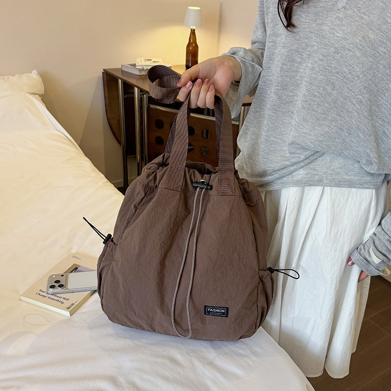 Versatile Drawstring Hobo Bag