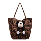 Stuffed Animal Tote Bag with Animal Design