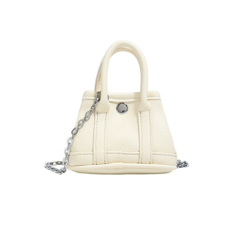 Ladies mini handbag with smooth structure and removable chain strap-https://detail.1688.com/offer/1046189156241.html-Calm Wears-White-nothing-Calm Wears