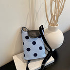 WoStylish Dot-Patterned Mini Crossbody Bag