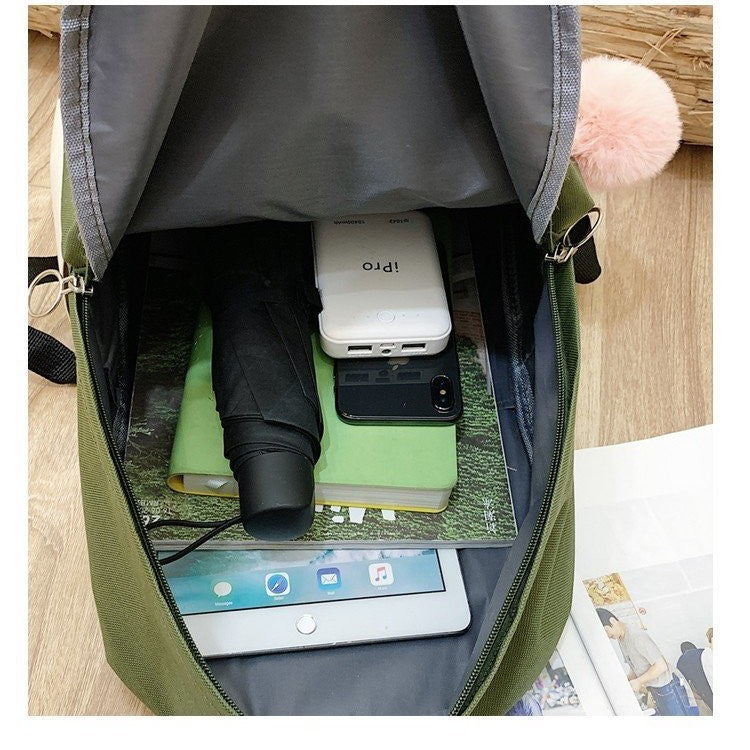 Cute Animal-Themed Backpack Set