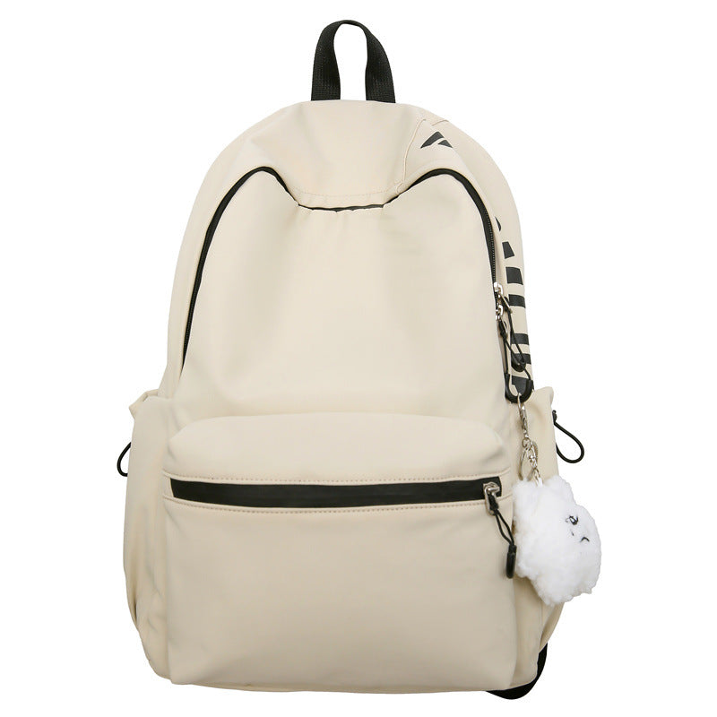Chic Multi-Pocketed Casual Backpack Set