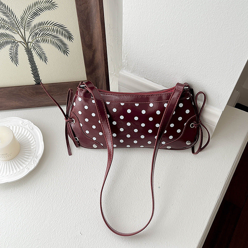 WoPolka Dot Pattern Mini Handbag