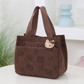Cute Fun Cartoon Themed Mini Tote Bag