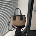 Women's elegant mini bucket bag with detachable shoulder strap