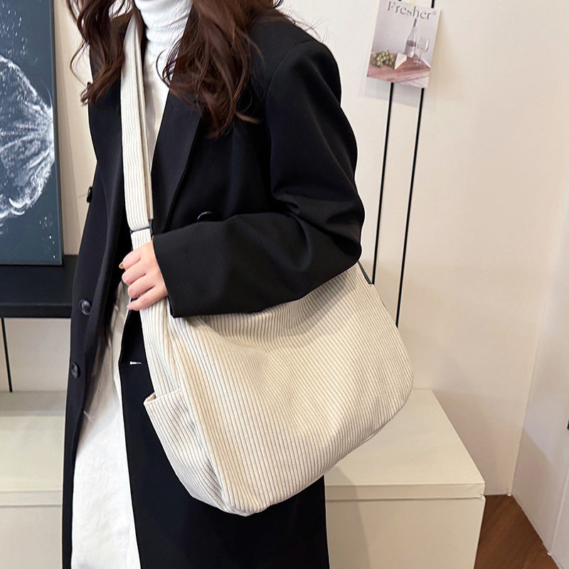 Soft Fabric Crossbody Tote Calm Wears