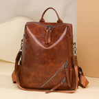 Fashionable Multi-Zipper Backpack Calm Wears