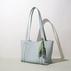Ladies stylish tote bag with floral pendant-https://detail.1688.com/offer/1021056673078.html-Calm Wears-Lavender-29-Calm Wears