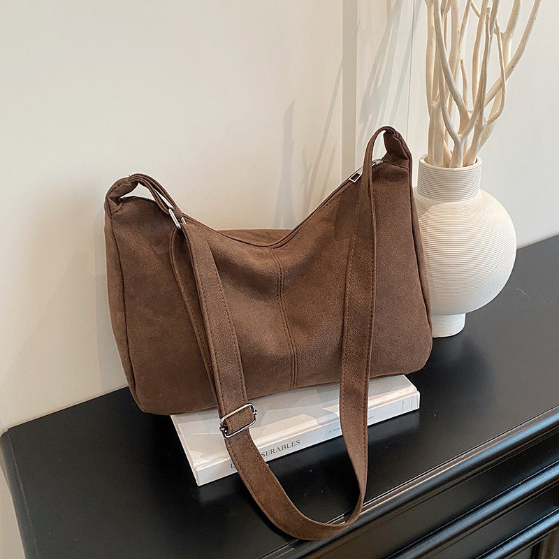 WoSoft Suede Hobo Handbag