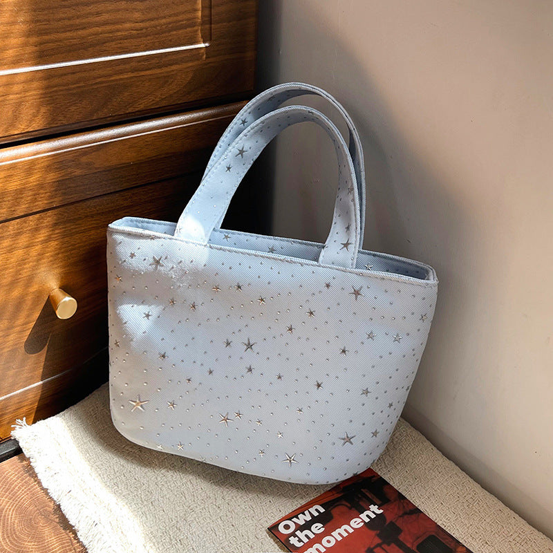 WoStar-Patterned Everyday Tote Bag