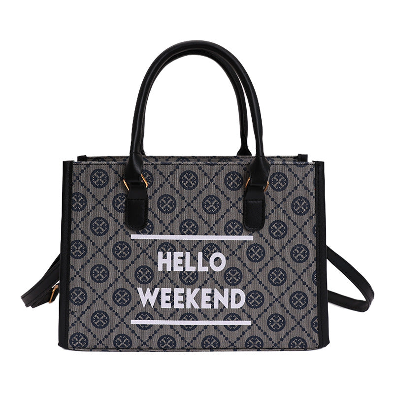 WoStylish Canvas Weekend Tote Bag