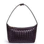 Braided Vegan Leather Shoulder Bag