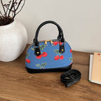 WoEmbroidered Cherry Pattern Handbag