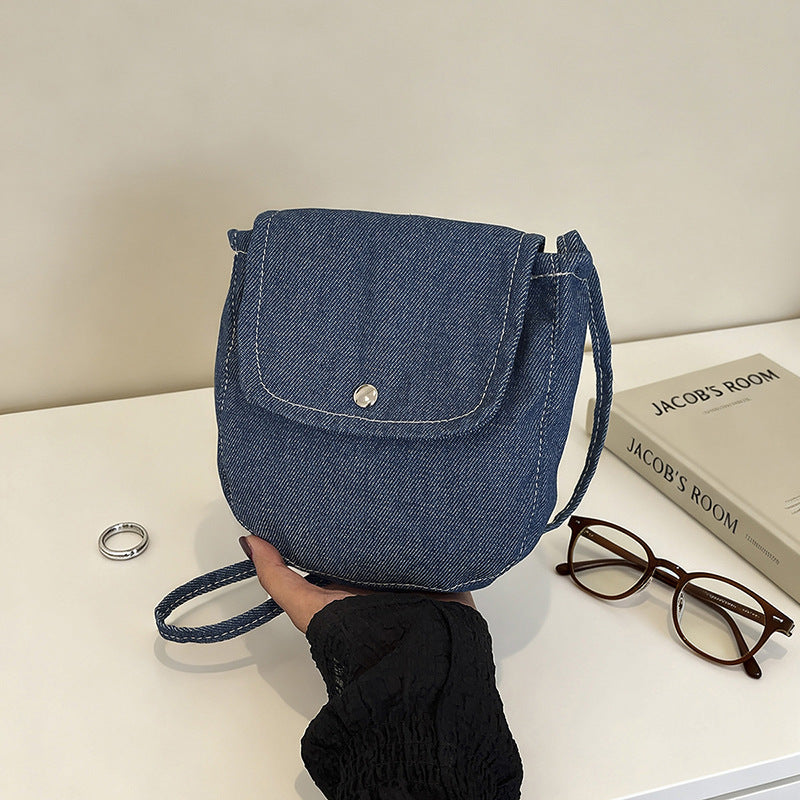 WoCompact Denim Crossbody Bag
