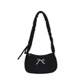 WoElegant Textured Corduroy Crossbody Bag