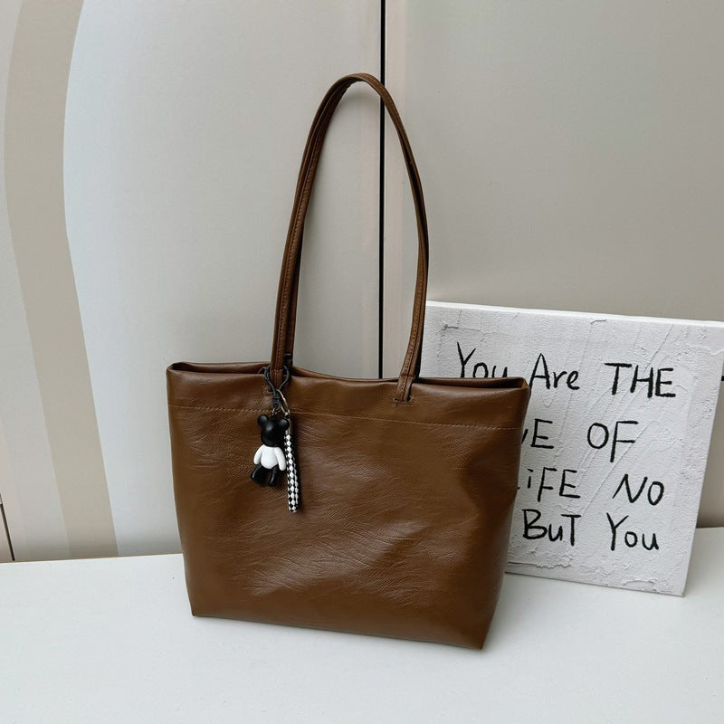 Chic Faux Leather Tote Bag
