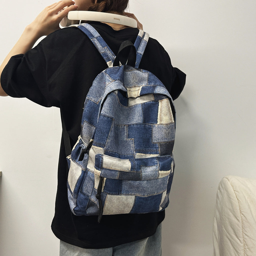Backpack in Creative Patchwork Design