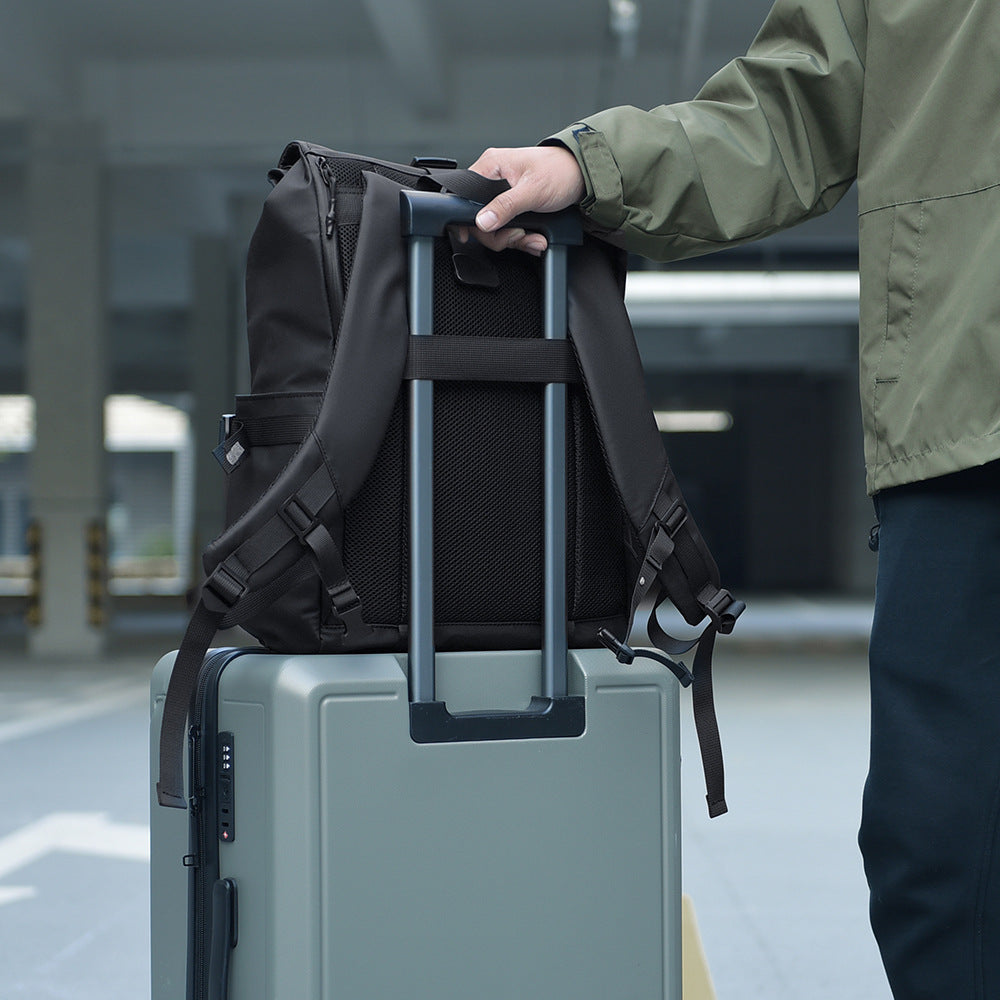 Roll-Top Urban Backpack Calm Wears