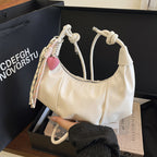 Stylish Leather Hobo Handbag