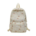 Backpack with Playful Dog Pattern