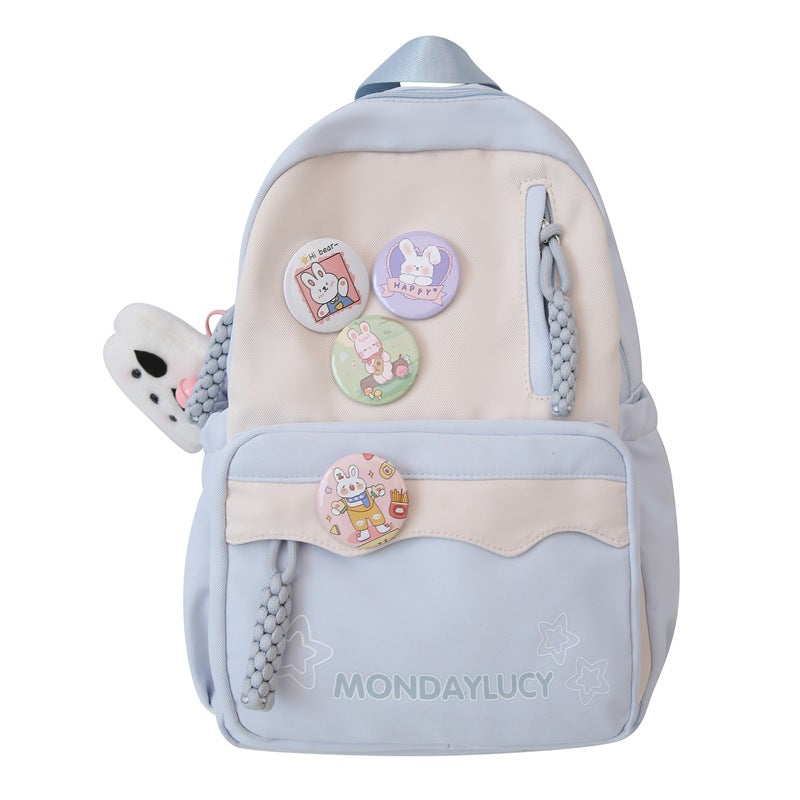 Cute Cartoon-Themed Mini School Backpack-https://detail.1688.com/offer/802831586650.html-Calm Wears-Blue-Calm Wears